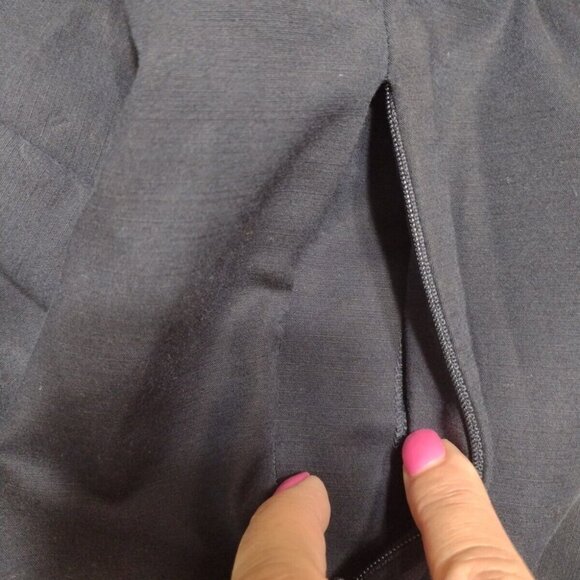 J JILL Blue Elastic Waist Pull On Women's Pants W Zip Front Pockets Size 10 - Picture 5 of 10
